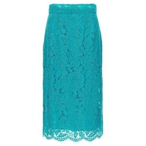 Dolce & Gabbana High-Waisted Floral Cordonetto Lace Skirt - NWT